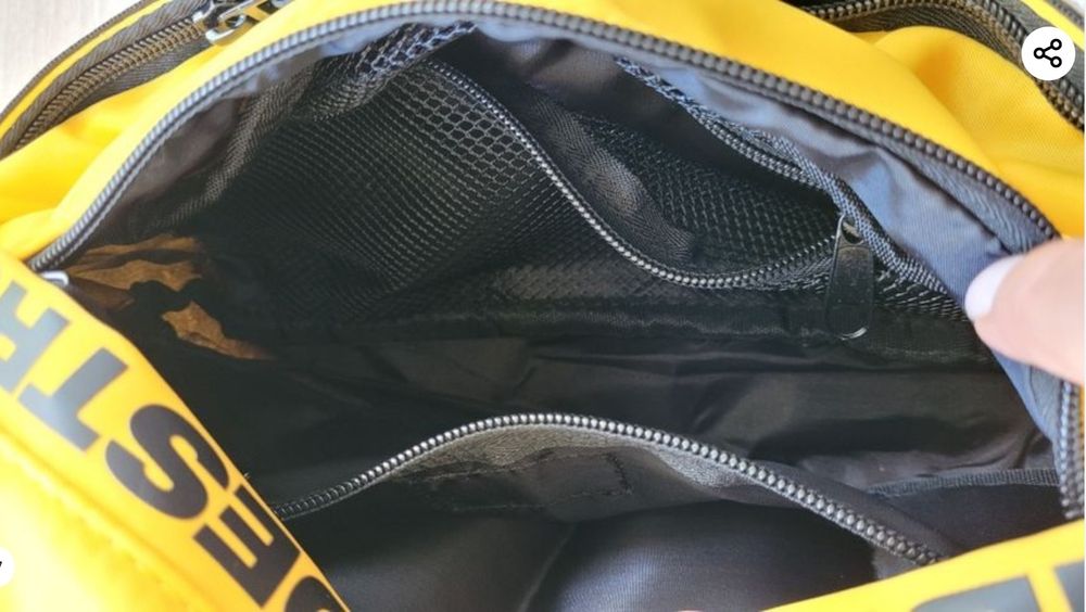 Żółta nerka saszetka Cropp Skeleton - Baltic Games . NOWA