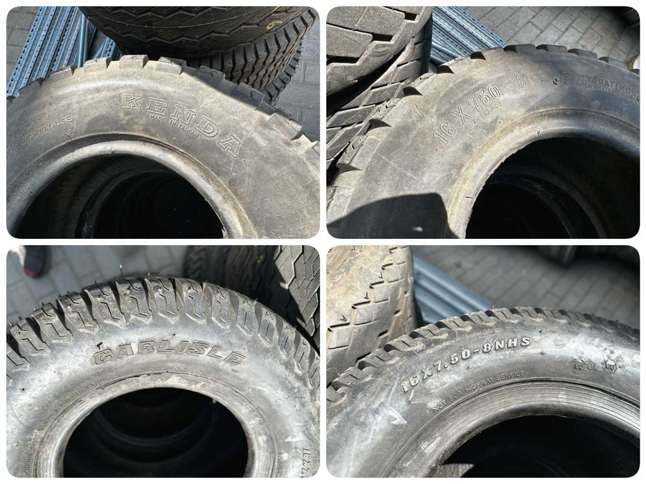 OPONA Kosiarka Przegrabiarka 16X7.50-8 16X7.5-8 18X8.50-8 18X8.5-8