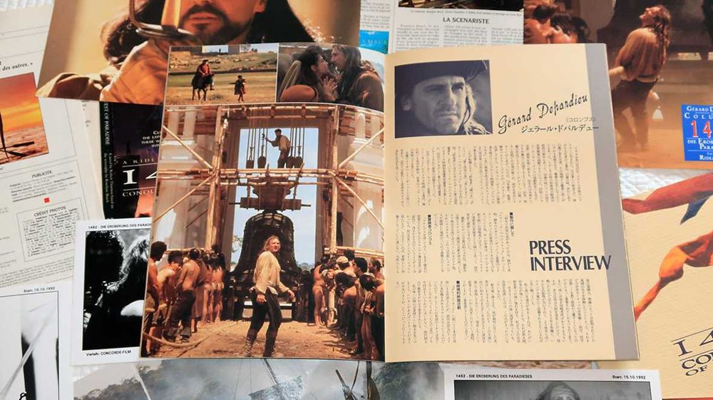 Material Coleção 1492 - Cristovão Colombo, Ridely Scott