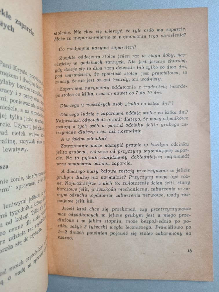 Przewlekłe zaparcia i biegunki u dorosłych - Dr med. Henryk Bomski