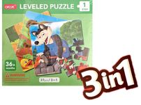Puzzle magnetyczne 3w1