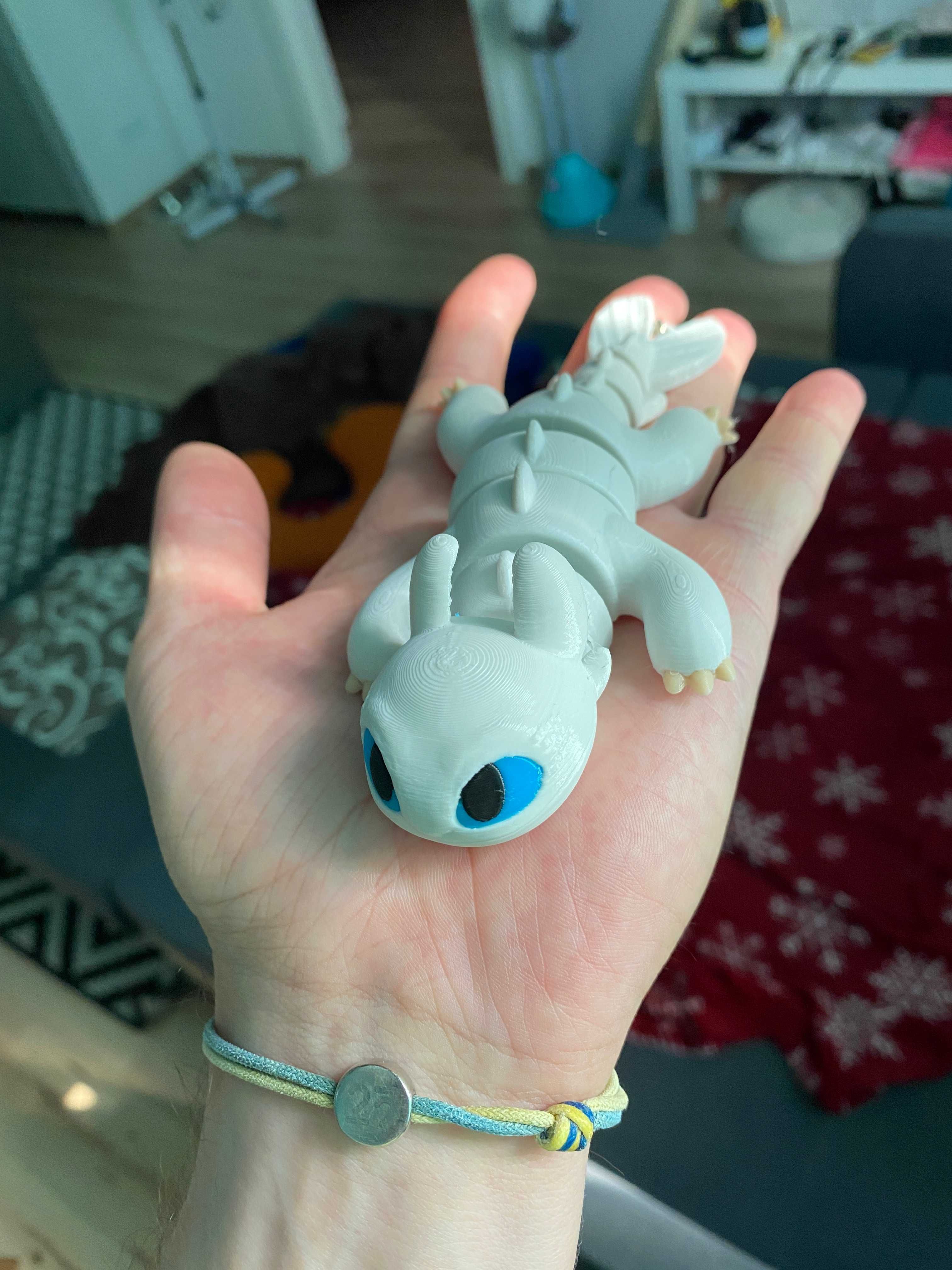 Брелок Беззубик (Toothless), Нічна Лють, Денна Лють. 3Д друк