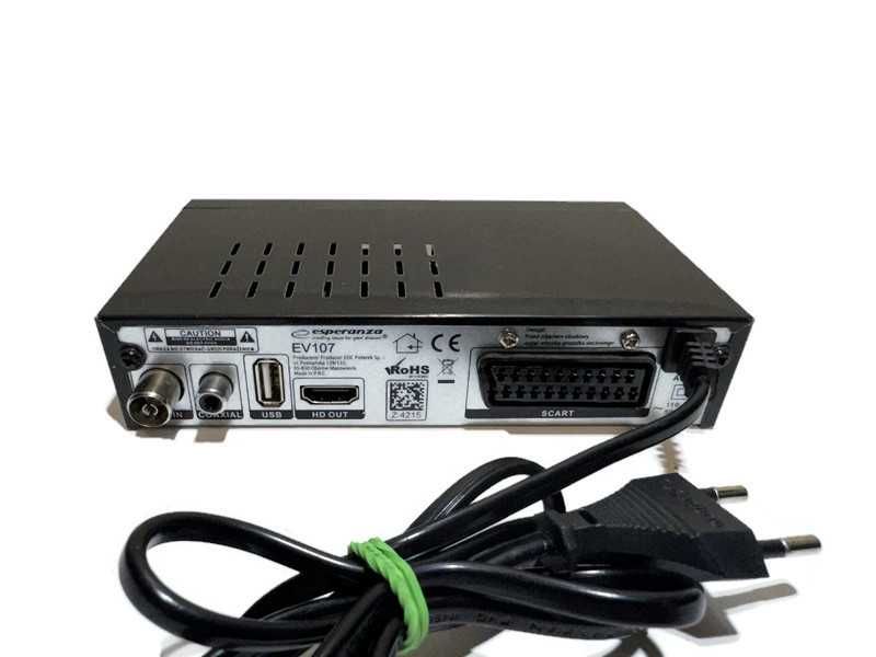 Dekoder DVBT T2 HEVC Esperanza komplet