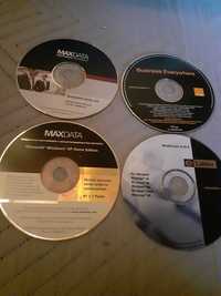 Oryginalne 4 płyty CD do Komputera MAXDATA 2006 r Orang  Instalacja .