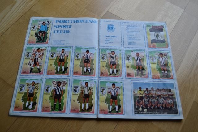 Caderneta de cromos da época 1980-81