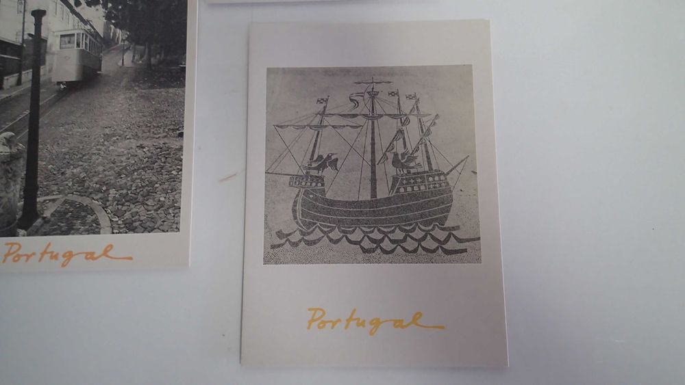 Postais antigos Calçada Portuguesa Lisboa