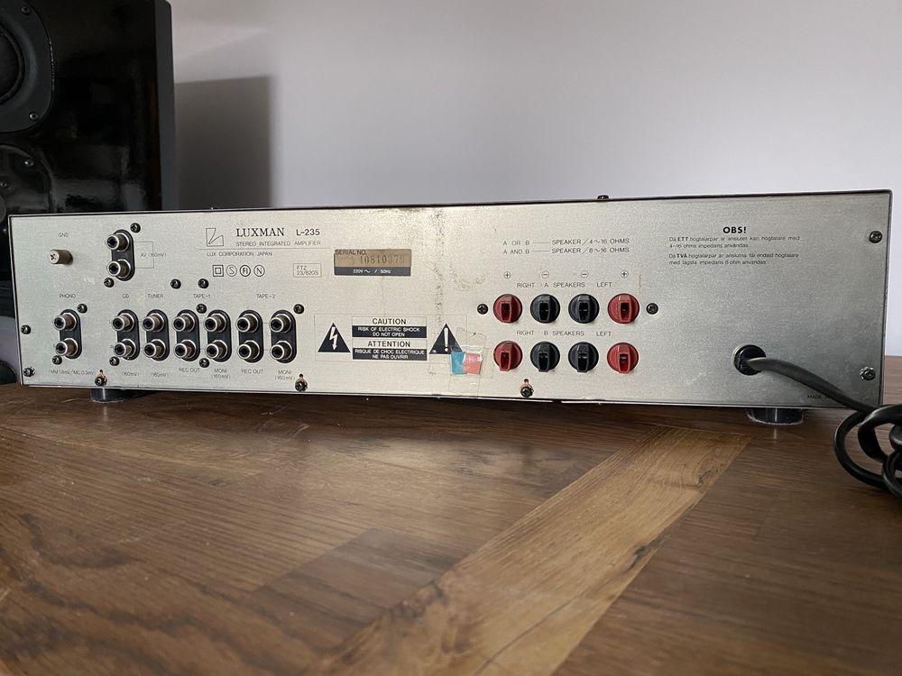 Wzmacniacz luxman L-235 70w8ohm
