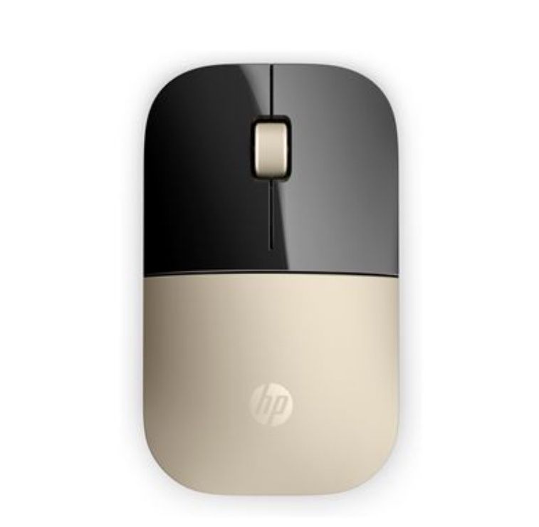 Rato ótico dourado com recetor - wireless HP Z3700