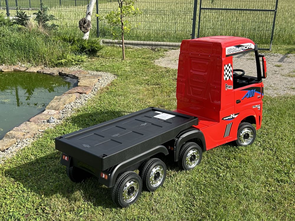 Auto na akumulator TIR Mercedes Benz Actros z Naczepą 4 silnik 12V