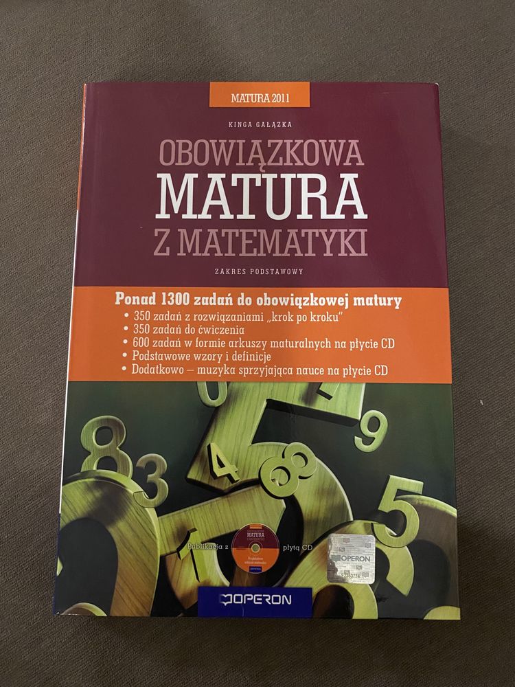 Książka "Obowiązkowa matura z matematyki" Operon