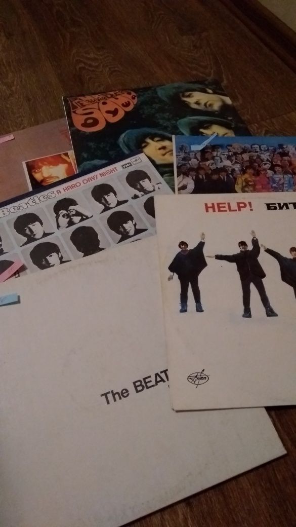 Пластинки Beatles битлз
