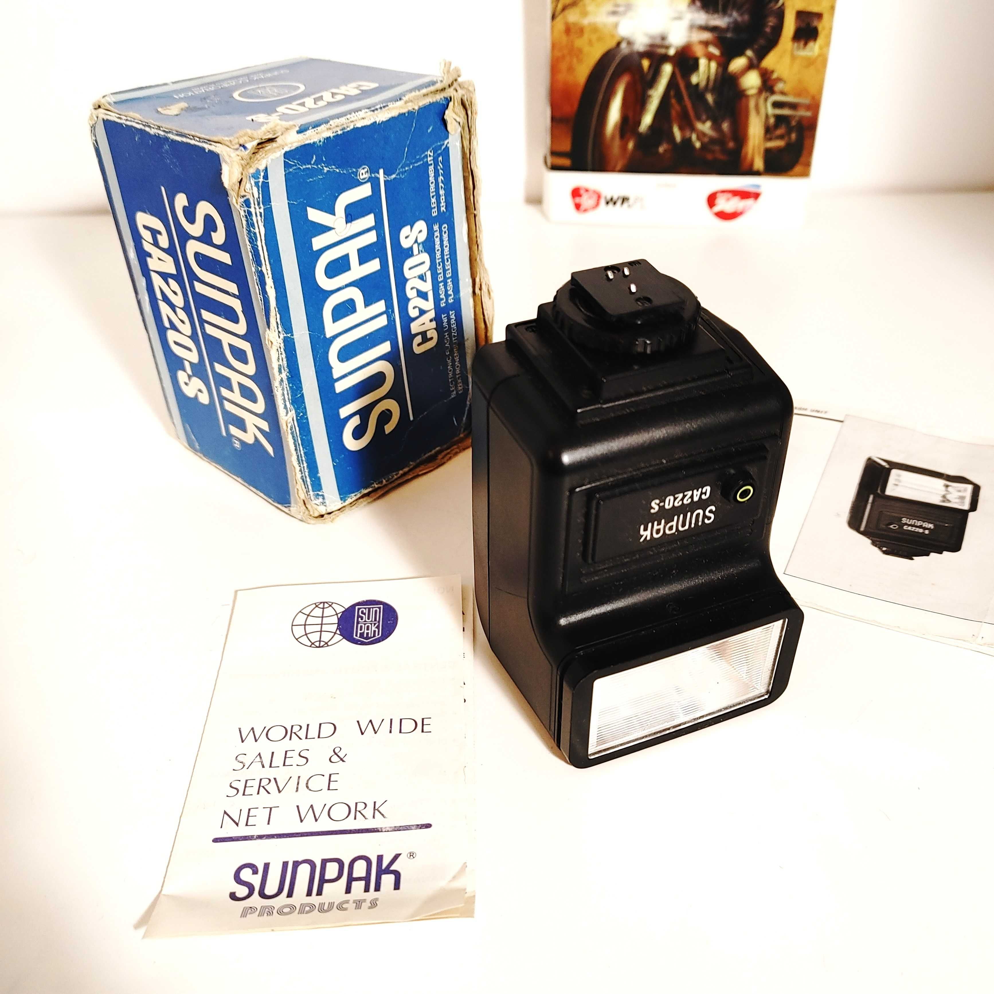 Lampa błyskowa SunPak CA220-S do klasycznych aparatów fotograficznych