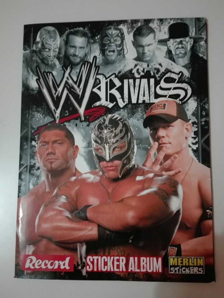 Caderneta Www Rivals & Cartas WWE & Body Blow...