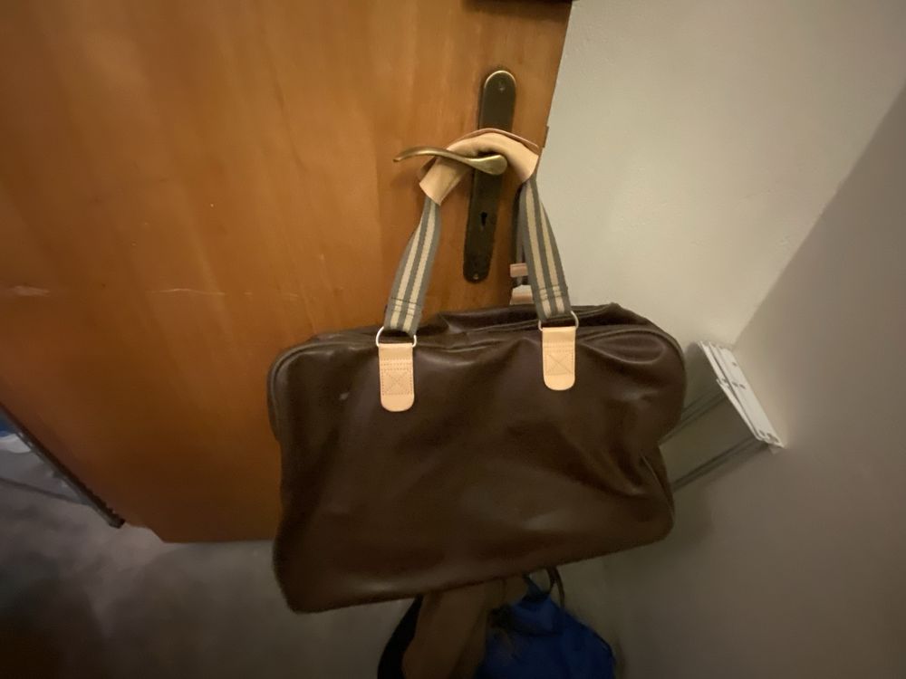 Mala castanha de rodas e pega para se puchar
