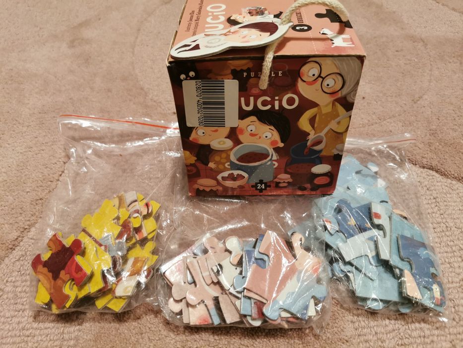 Puzzle pucio 3 układanki