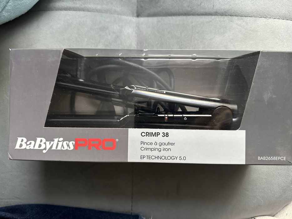 Гафре плойка babyliss PRI CRIMPING IRON 38 мм