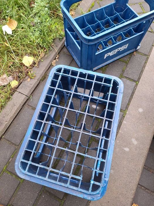 Skrzynka, krata, transporter na butelki PEPSI (stare logo)