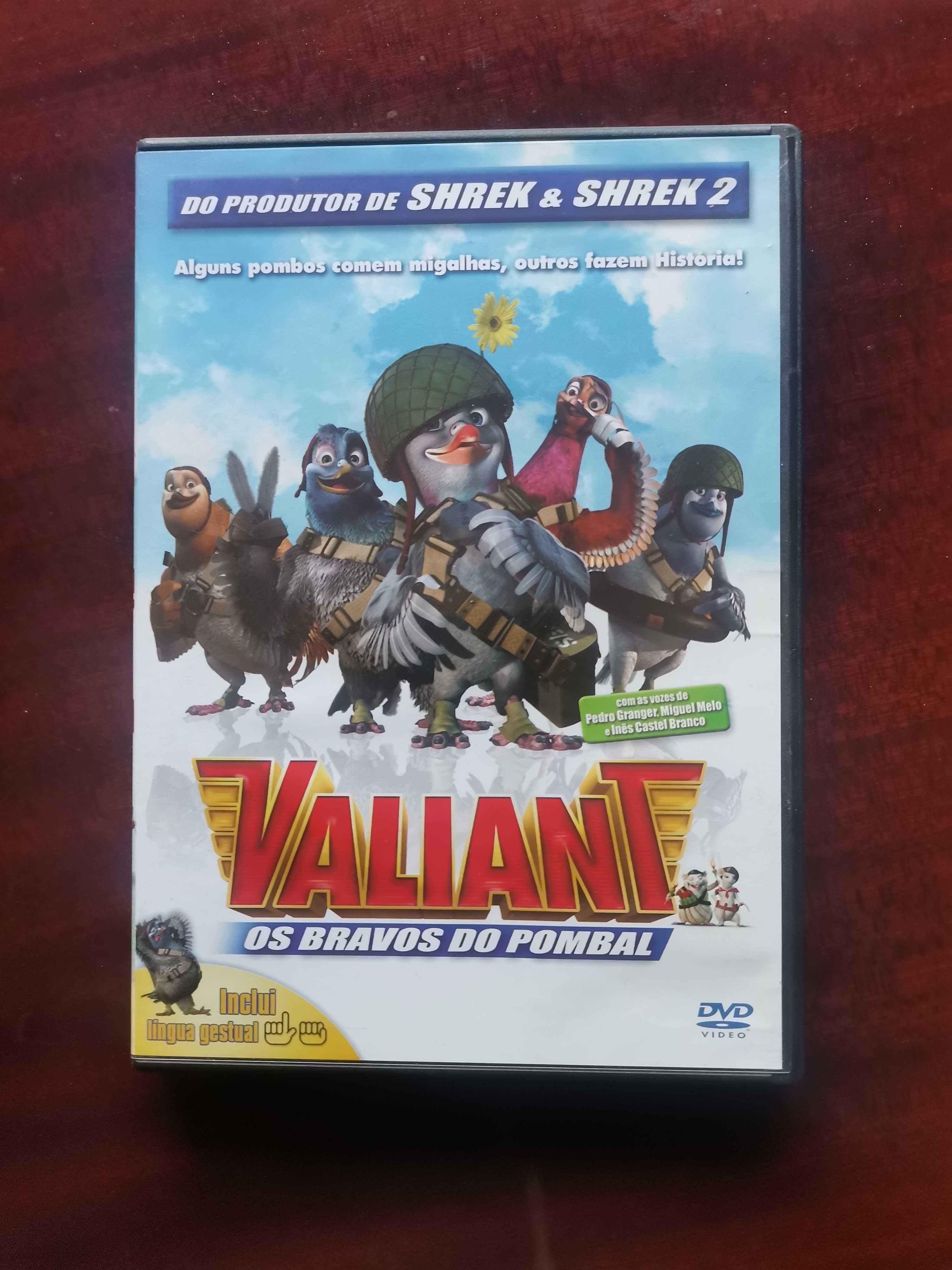 DVD " Valiant - Os Bravos do Pombal " - Inclui língua gestual