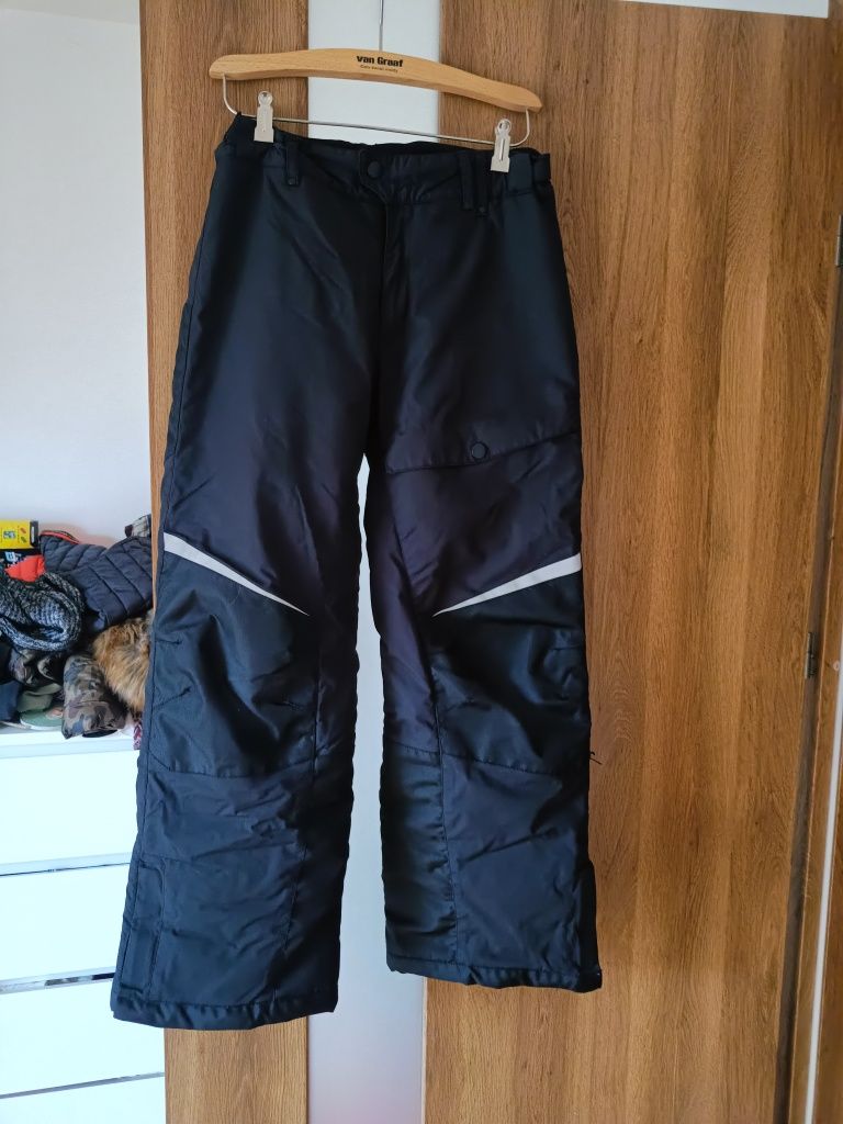 Spodnie narciarskie zimowe ocieplane h&m 164