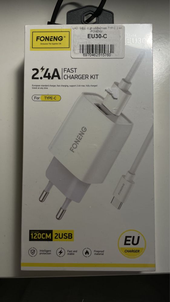 Ładowarka usb C Foneng eu30