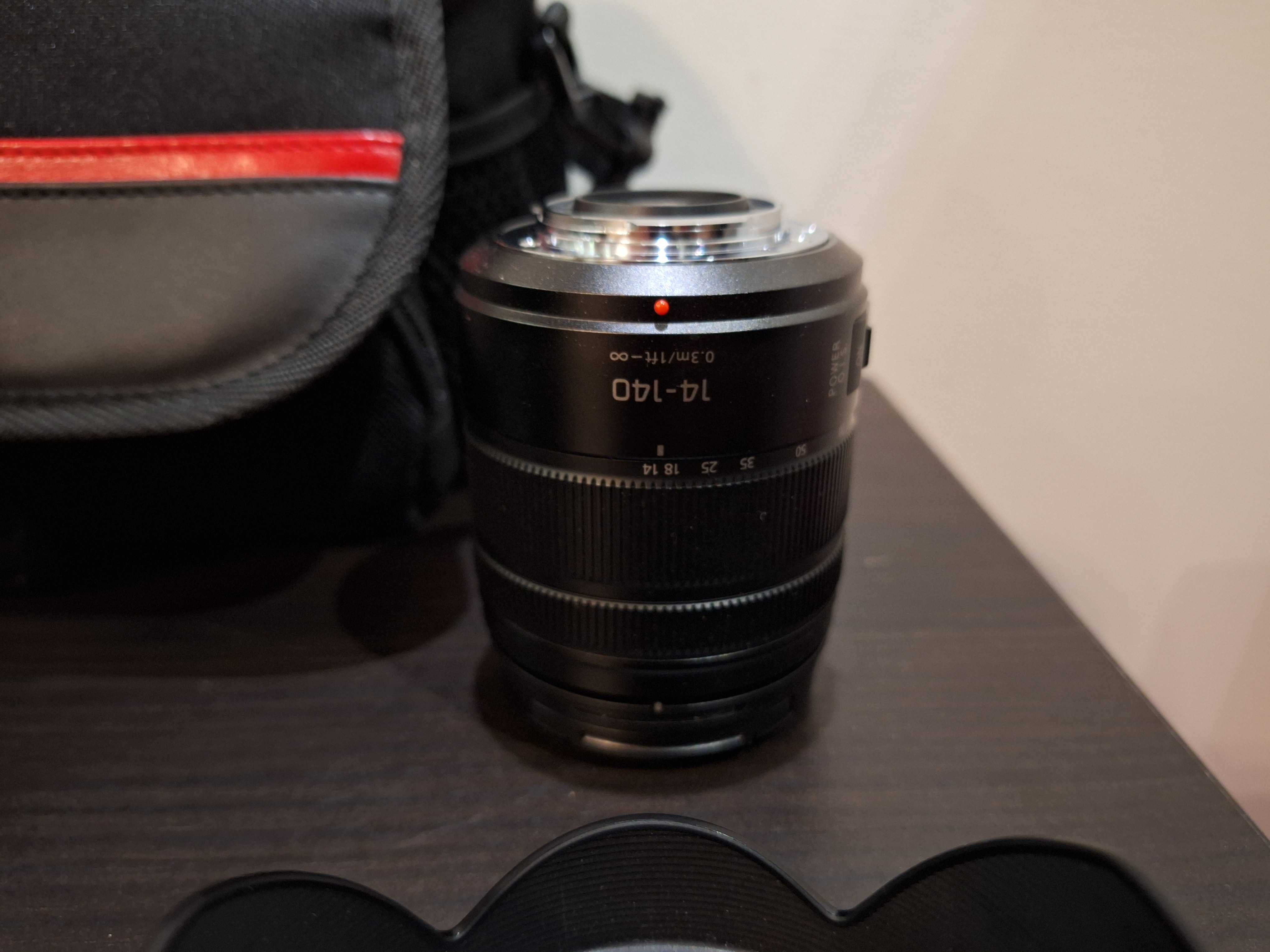 Panasonic Lumix DMC-G7H + Lente Lumix G Vario 14-140mm F3.5-5.6