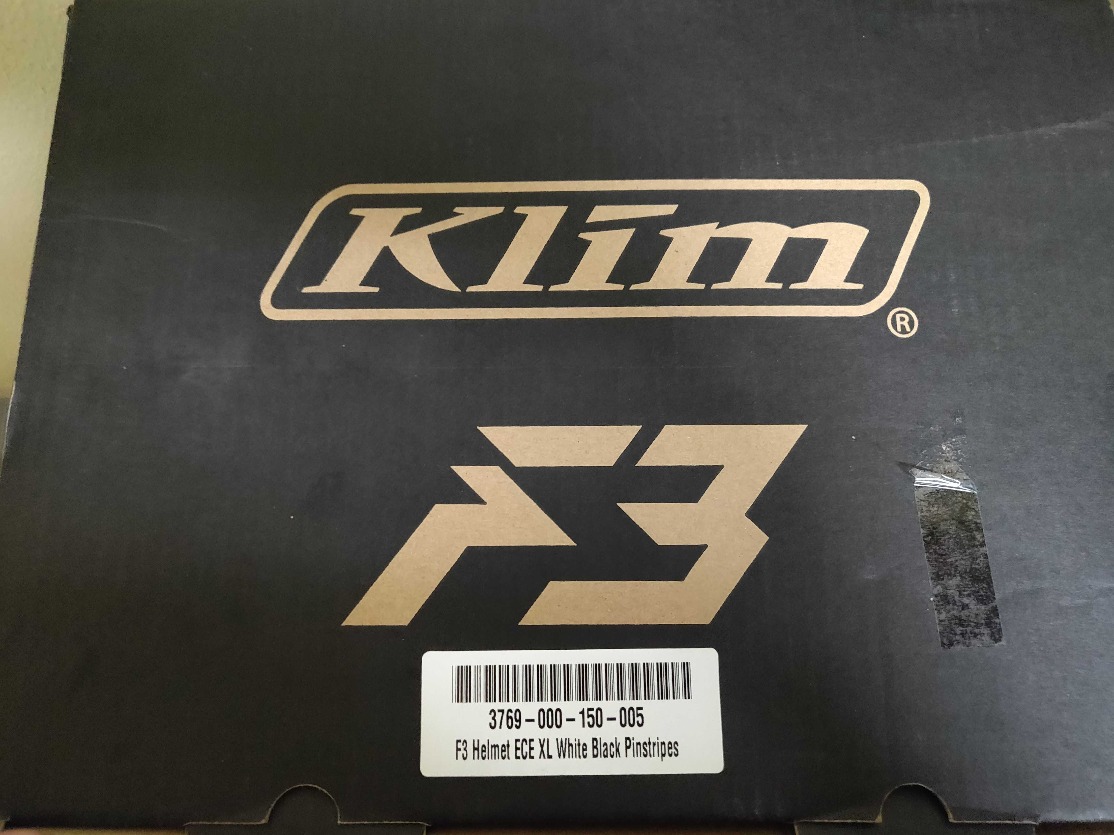 Capacete KLIM F3 - Tamanho XL - Padrão ECE