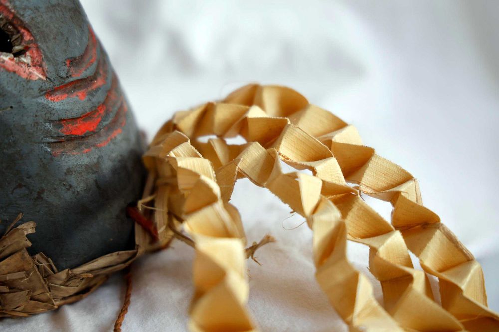 Escultura de madeira pintada, Bijagó Guiné-Bissau