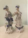 Estatuetas porcelana George & Martha