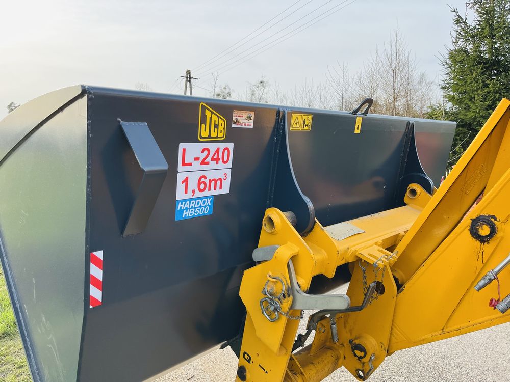 Łyżka szufla lycha  1.6m³  ladowarka teleskopowa manitou jcb cat NOWA