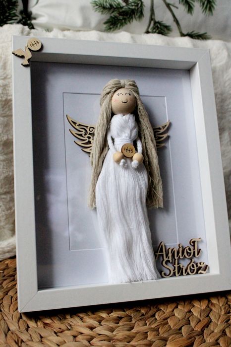Laleczka  w ramce /Anioł w ramce