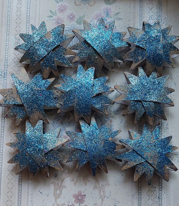Gwiazdki choinkowe hand made