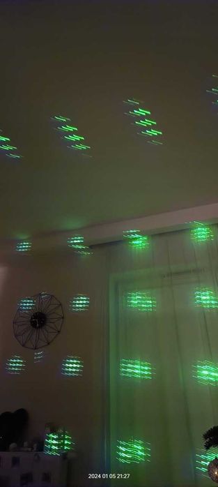 Profesjonalny Wskaźnik Laserowy Zielony z Kluczykiem i Soczewką