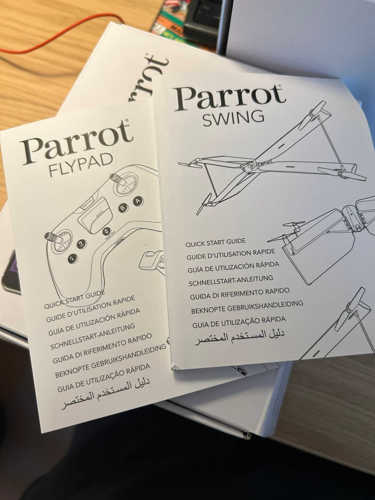 Drone Parrot Swing + FlyPad (com caixa, como novo)