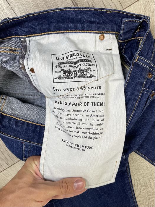 Levis джинсы штаны W32 L32 размер синие оригинал