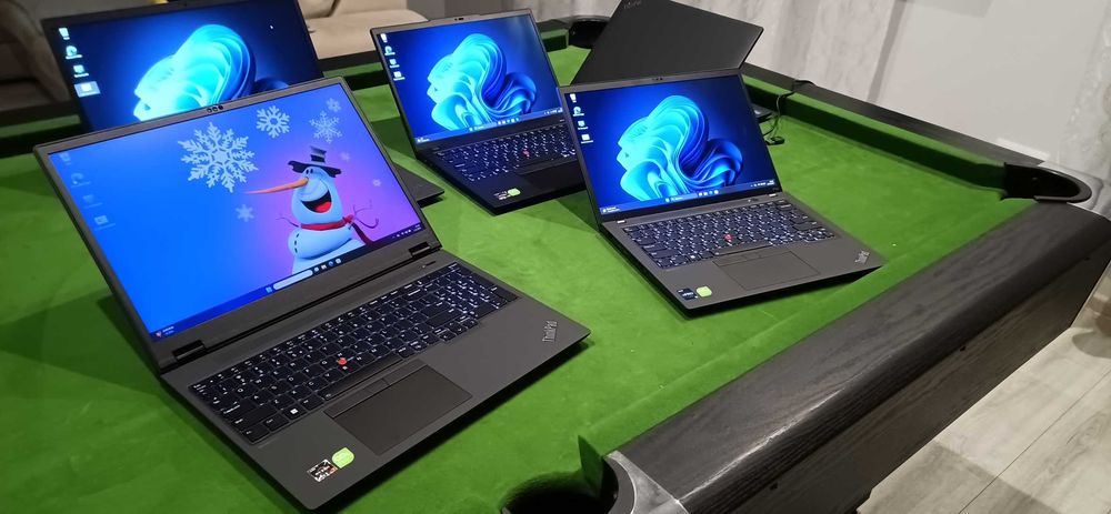 Laptopy ThinkPad X1 Carbon Seria T, P, L, E Ryzen 7 i7 OLED RTX W11P