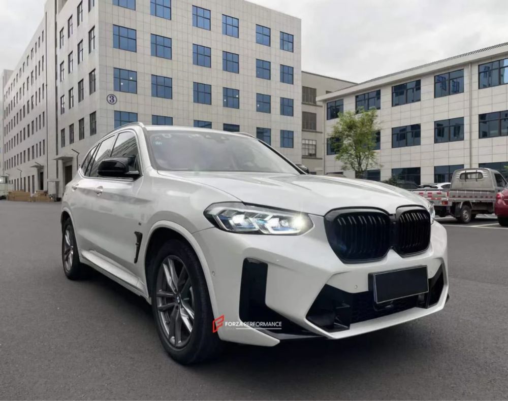 Обвес рестайлинг бампер фары bmw X3 X3M g01 lci