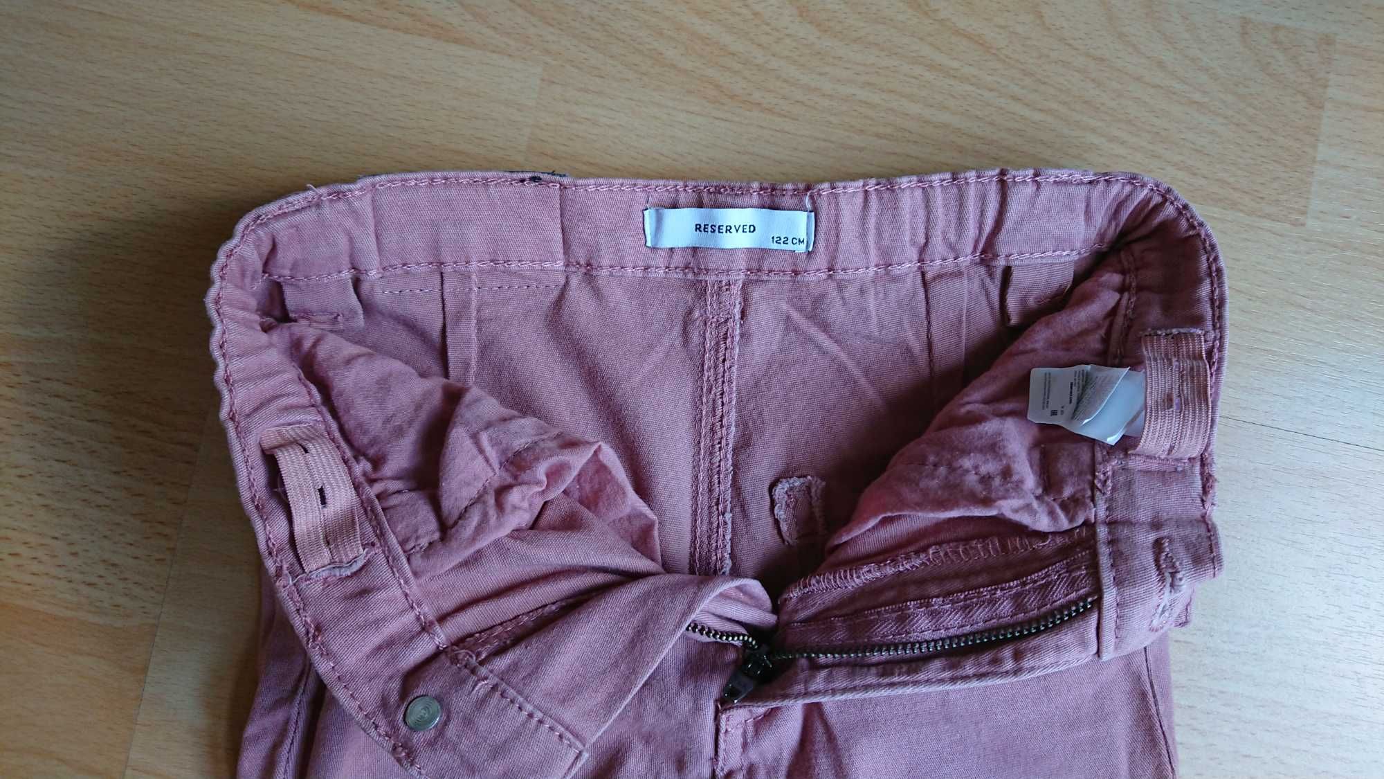 NOWE-BEZ METKI! Spodnie Jeansy slim fit skinny Reserved rozm.122