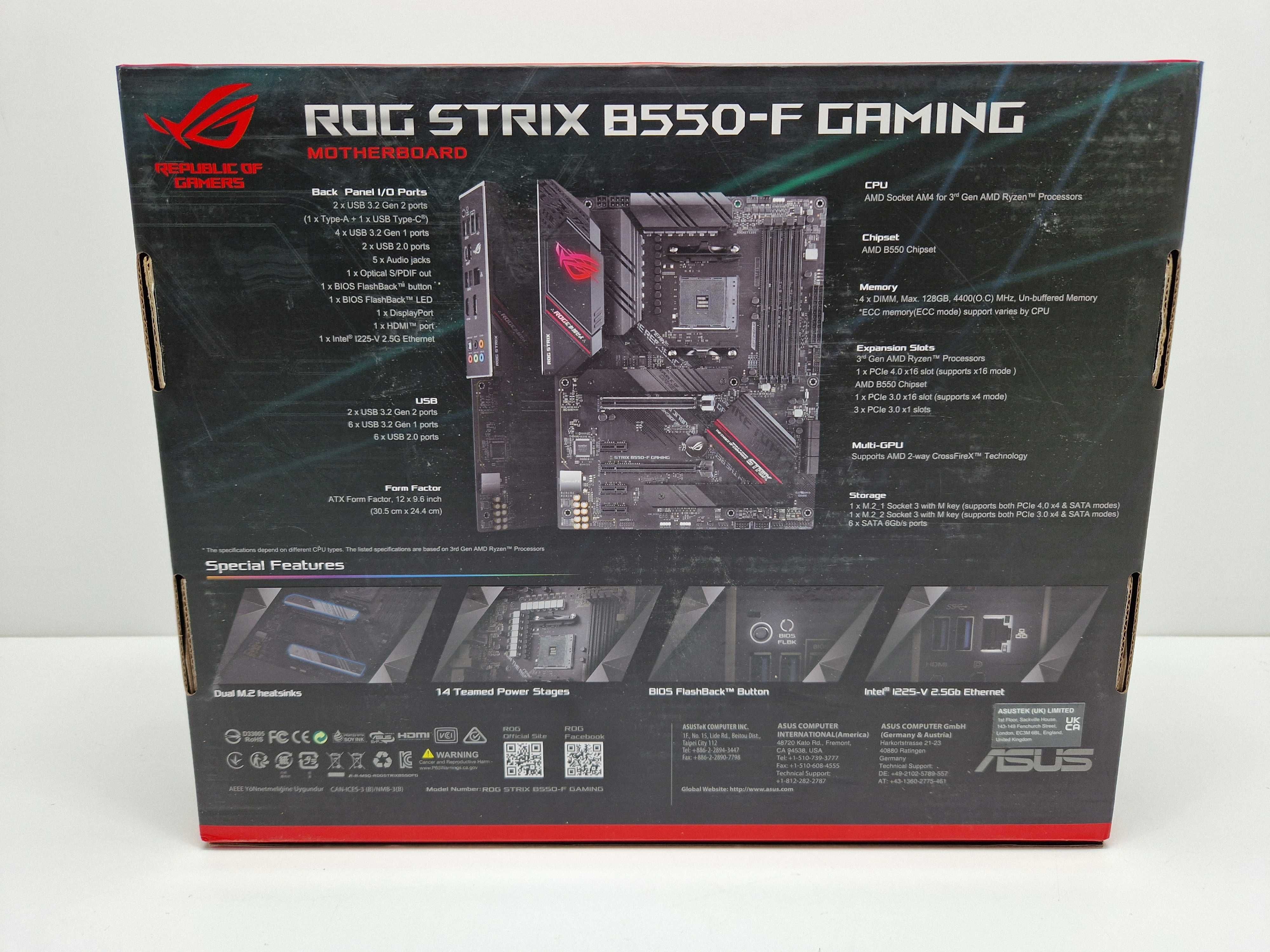 Płyta główna ATX Asus Rog Strix B550-F Gaming