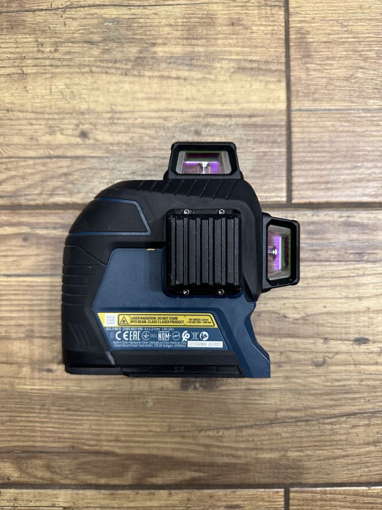 Laser płaszczyznowy GLL 3-80 G BOSCH + uchwyt + pokrowiec + walizka