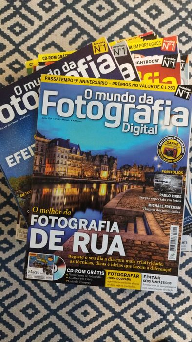 Coleção Revistas O Mundo da Fotografia Digital