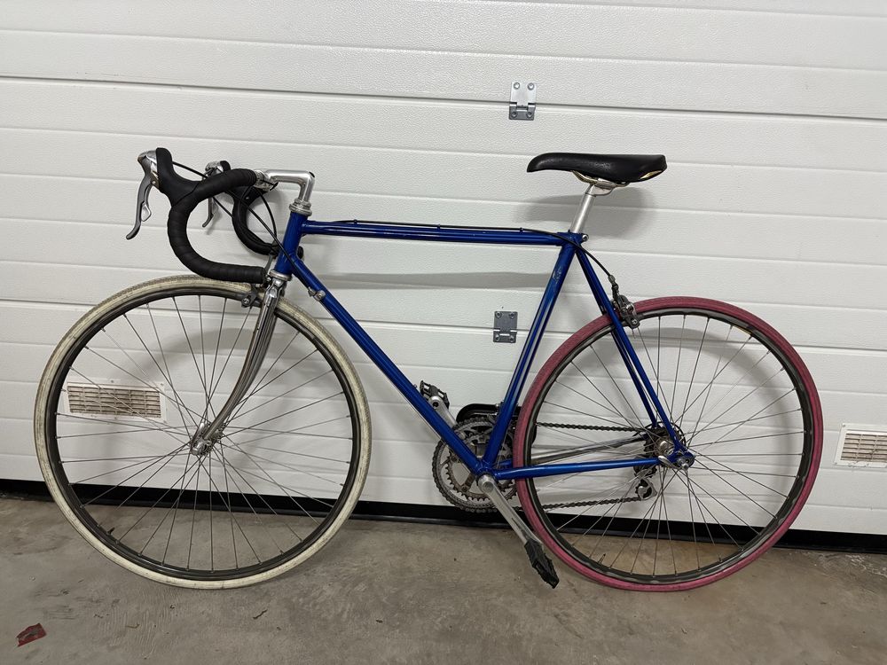 Bicicleta de estrada de aço vintage - T 54 cm