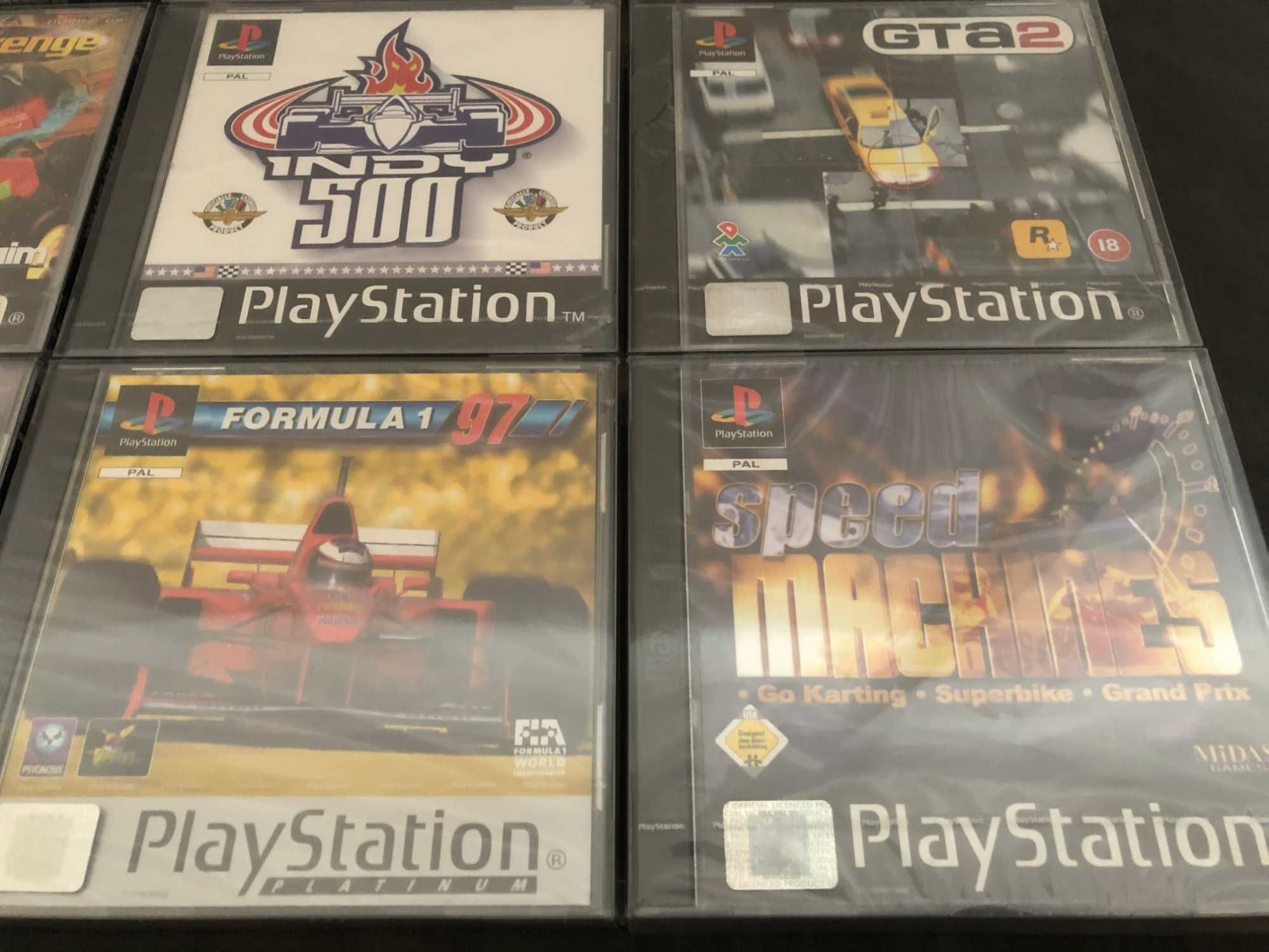 Jogo NOVO/SELADO PS1 PSX Playstation GTA2, 5 Star Racing, Formula 1 97