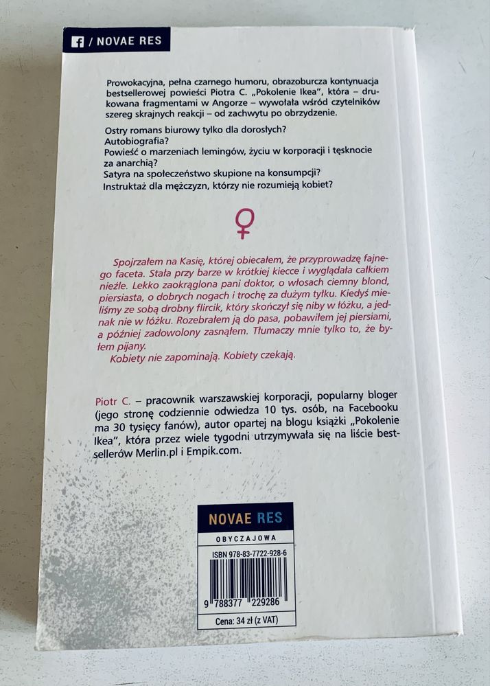 Książka „Pokolenie Ikea” Piotr C.