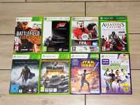 Gry XBox 360 BattIefield, Fifa 08, Shadow of Mordor, Kinect Sports