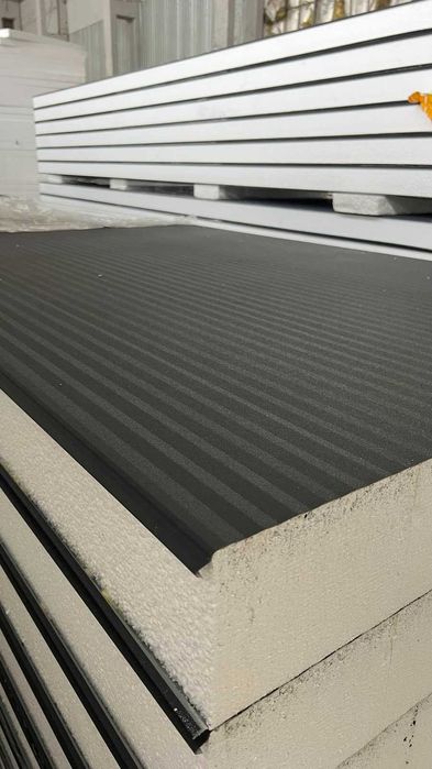 Сендвіч панелі стінові (Пінопласт, Вата, ППУ, PIR)