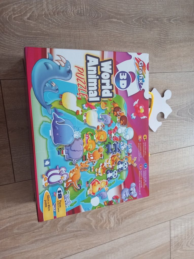 Word Animal grafix puzzle 3D