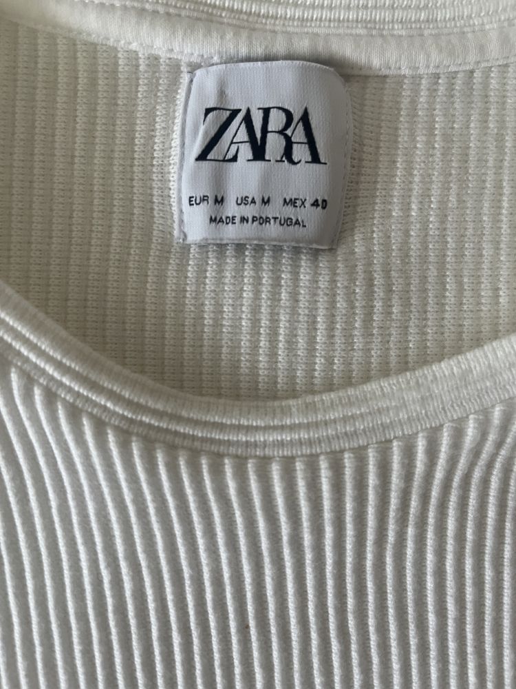 Bluza biała marki Zara - rozmiar M