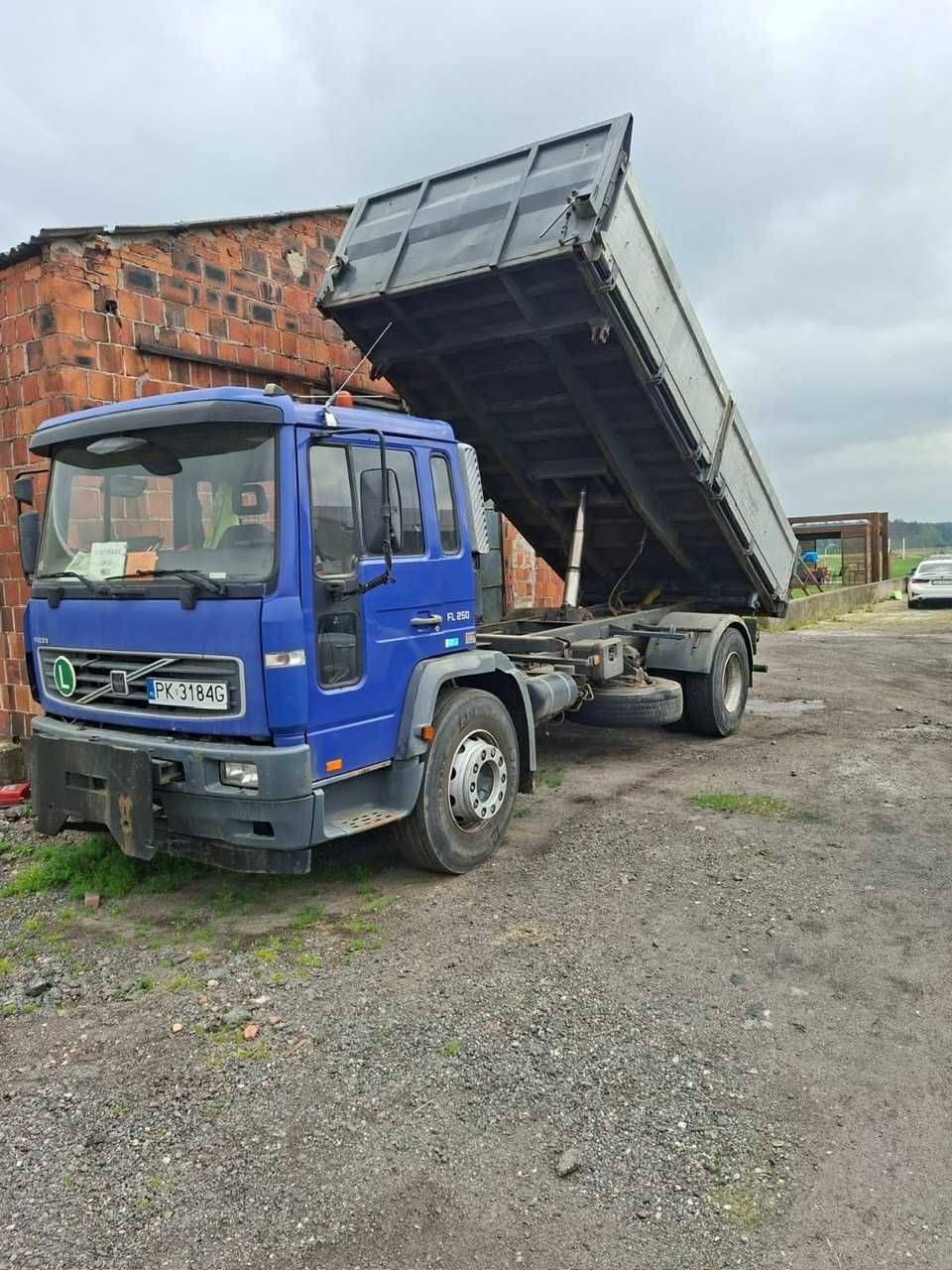 WYWROTKA usługi transportowe materiałów sypkich, piasek, beton, masa