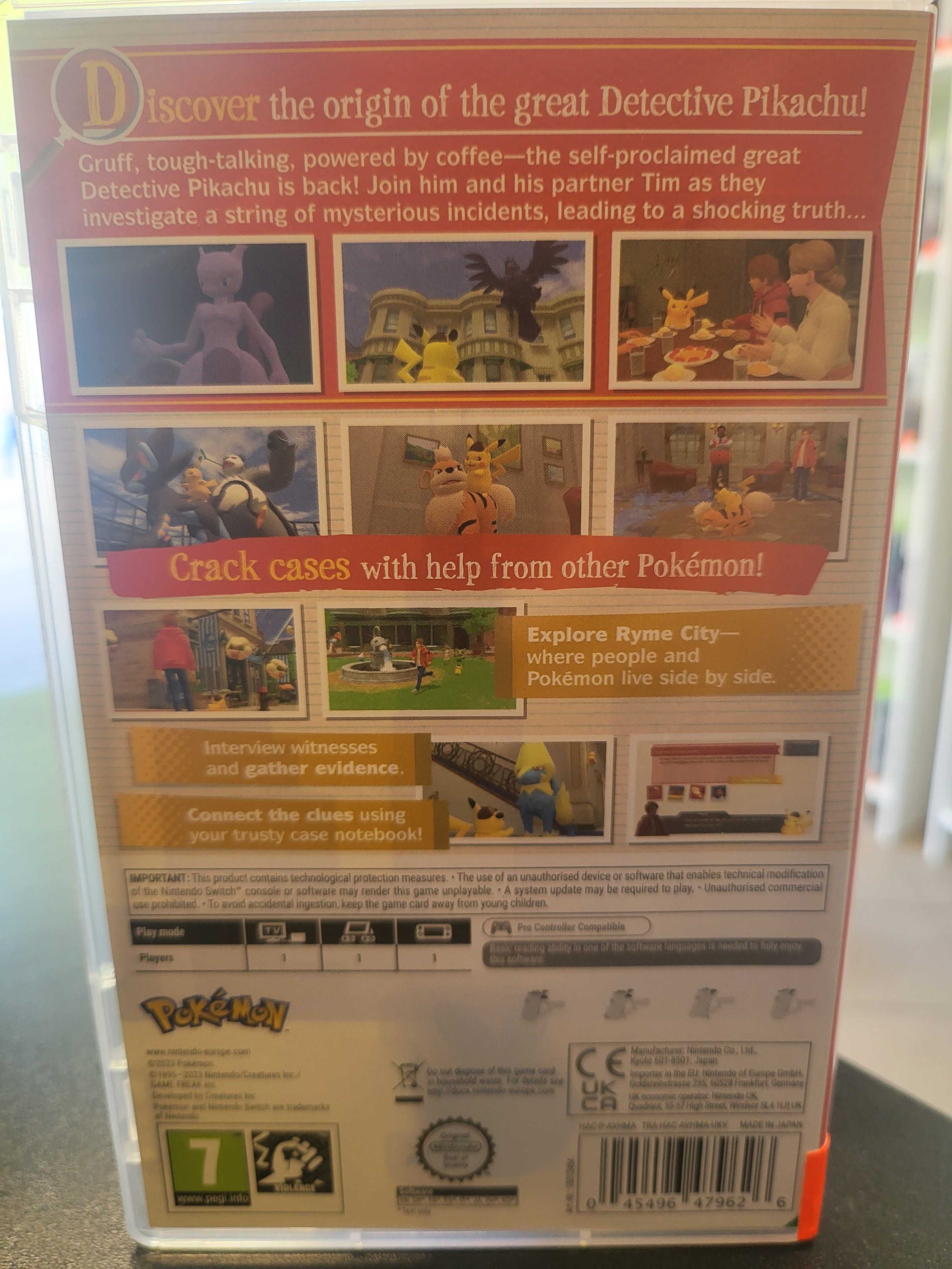 Detective Pikachu Returns Switch SklepzGramiWWA Skup