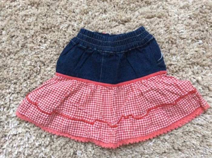 Spódnica dziewczęca bawełna 100% rozmiar 86